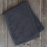 Πετσέτα 80x180 Πισίνας Plaza - Dark Gray - VAT Dyed 460gsm - 100% Βαμβάκι της Nima Hotelling 100% Cotton, 460 gsm, VAT dyed Πισίνας 80x180 - Image 2