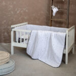 Σετ Σεντόνια Κούνιας Nene - Gray της Nima Bebe 100% Jersey Cotton Κούνιας (2 x 120x170 + 1 Μαξιλαροθήκη 30x40) - Image 2