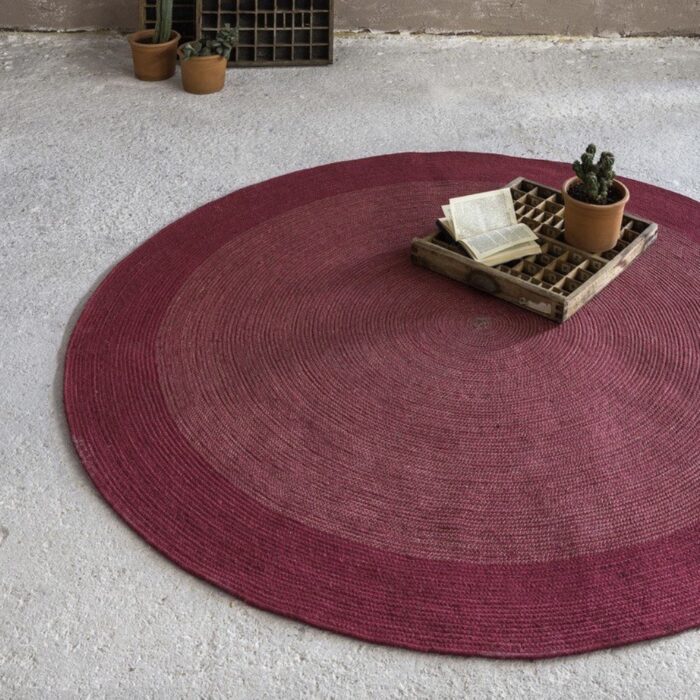 Στρογγυλό Χαλί Δ120 - Bergren Terracotta της Nima Home 100% Jute Στρογγυλό Χαλί 120 εκατοστών - Image 3