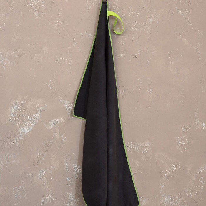 Πετσέτα Γυμναστηρίου 50x90 - Riva Black της Nima Home 100% Microfiber Πετσέτα 50x90 - Image 2