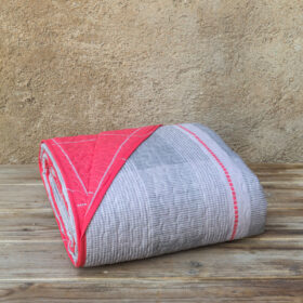 Κουβερλί Υπέρδιπλο - Plaid Gray της Kocoon Home 100% Cotton, 144 T.C. Υπέρδιπλο 220x245 - Image 3