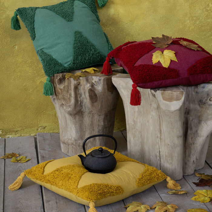 Διακοσμητικό μαξιλάρι 45x45 - Amadeo Dark Green της Nima Home 100% Cotton Μαξιλάρι 45x45 - Image 2