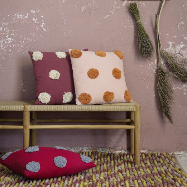 Διακοσμητικό μαξιλάρι 45x45 - Borla Pink της Nima Home 100% Cotton Μαξιλάρι 45x45 - Image 2