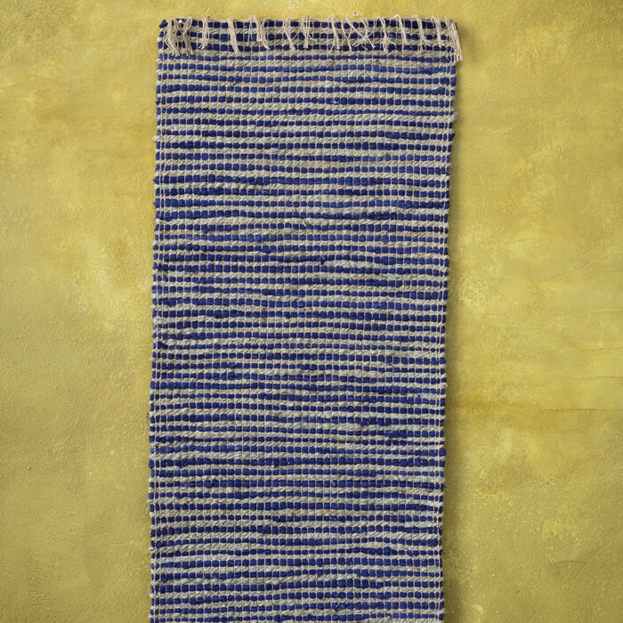 Χαλάκι 60x130 - Kobe Blue της NIMA Home 55% Cotton - 45% Jute Χαλάκι 60x130 - Image 3