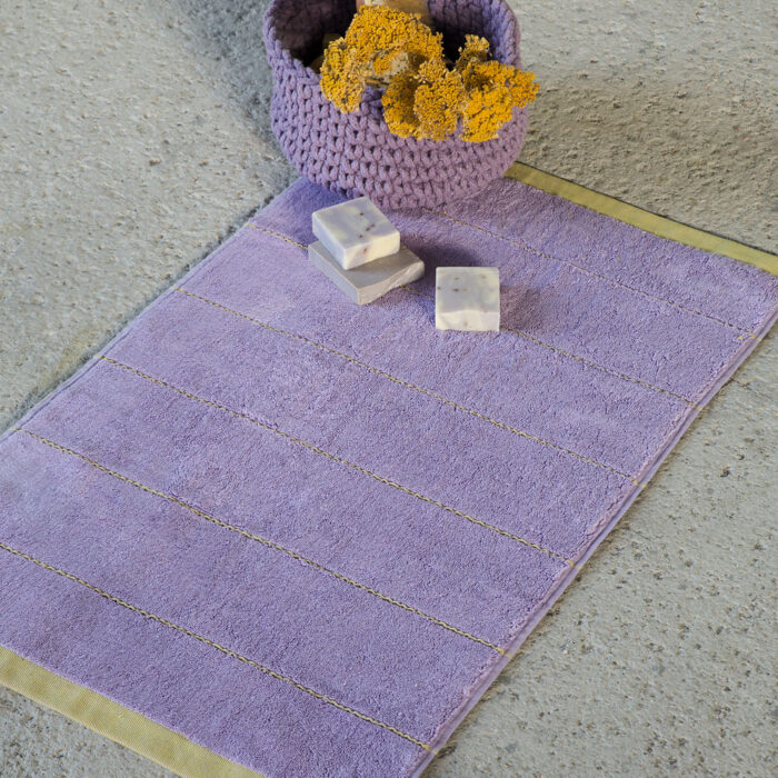 Πατάκι Μπάνιου 50x80 Agua - Lavender της NIMA Πατάκι 50x80 100% Cotton - Image 3