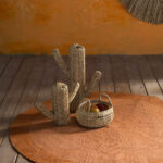 Στρογγυλό Χαλί Δ150 - Bergren Deep Orange της NIMA Home 100% Jute Στρογγυλό Χαλί 150 εκατοστών - Image 2