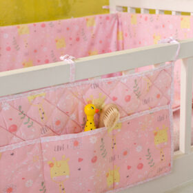 Βρεφική θήκη οργάνωσης 60x30 - Giraffe Love της Nima Bebe 100% Cotton, 144 T.C. Θήκη οργάνωσης 60x30 - Image 3