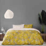 Κουβερλί Μονό - Cicely Mustard Beige της Kocoon Home 100% Cotton, 144 T.C. Μονό 160x245 - Image 2