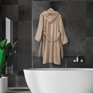 Alternative view of Μπουρνούζι Molle - Extra Large - Oat Beige της Kocoon Home 100% Cotton, 380 gsm Extra Large