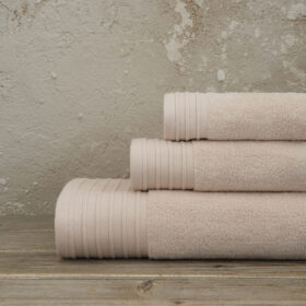 Πετσέτα 40x60 Feel Fresh - Cloudy Beige της Nima Home 100% Zero Twist Cotton, 500 gsm Χεριών 40x60 - Image 2