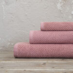 Πετσέτα 80x150 Bold - Pink της Nima Home 100% Low Twist Cotton, 550 gsm (Μπάνιου 80x150) - Image 3