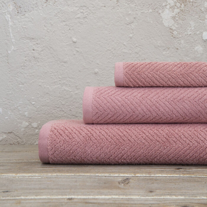 Πετσέτα 80x150 Bold - Pink της Nima Home 100% Low Twist Cotton, 550 gsm (Μπάνιου 80x150) - Image 2