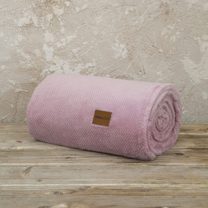 Κουβέρτα καναπέ Jacquard 130x170 - Mellow Pink της Nima Home 100% Polyester, Jacquard Ριχτάρι/Κουβέρτα καναπέ 130x170 - Image 2