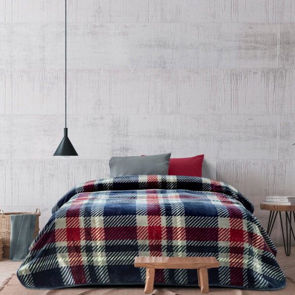 Κουβέρτα Βελουτέ Υπέρδιπλη 220x240 - Colin της Kocoon Home Velour, 100% Polyester Υπέρδιπλη 220x240 - Image 3