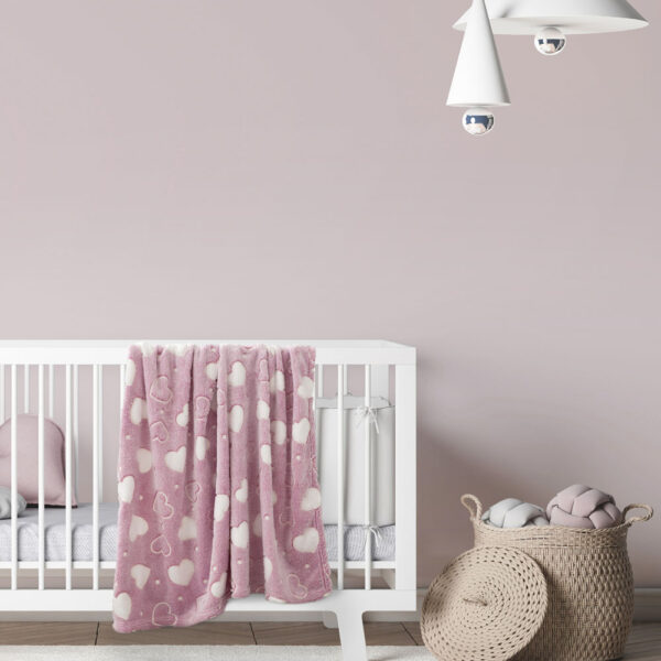 Κουβέρτα Λίκνου 80x110 - Darling της Kocoon Bebe 100% Polyester (Λίκνου 80x110) - Image 2