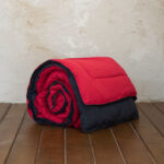 Πάπλωμα Υπέρδιπλο 220x240 Abalone - Ruby Red / Black της Nima Home 100% Microfiber (Υπέρδιπλο 220x240) - Image 2
