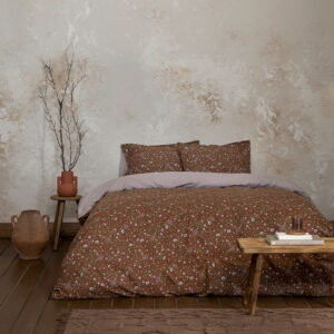 Alternative view of Σετ Παπλωματοθήκη Μονή - Wildflower της Nima Home 100% Flannel Cotton Μονή (1 x 160x240 + 1 Μαξιλαροθήκη 50x70)