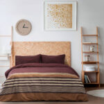 Σετ Σεντόνια Μονά - Komo Bordeaux της Kocoon Home 100% Cotton, 144 T.C. Μονά (2 x 160x270 + 1 Μαξιλαροθήκη 52x72) - Image 3