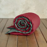 Παπλωματοθήκη Γίγας Colors - Absolute Red / Pine Green της Nima Home 100% Cotton, 144 T.C. Γίγας 240x260 - Image 2
