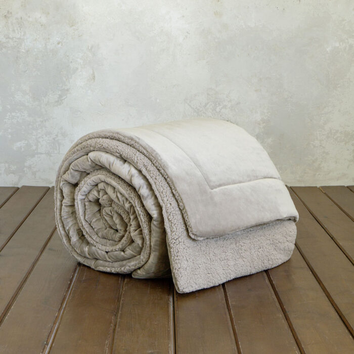 Κουβέρτα/Πάπλωμα Γίγας 240x260 - Nuan Cigar Beige της Nima Home 100% Polyester Γίγας 240x260 - Image 2