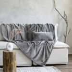 Ριχτάρι 130x180 - Macia Gray της Nima Home 100% Polyester, Jacquard Μονοθέσιος 130x180 - Image 2