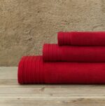 Πετσέτα 50x100 Feel Fresh - Happy Red της Nima Home 100% Zero Twist Cotton, 500 gsm Προσώπου 50x100 - Image 2