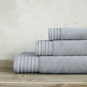 Πετσέτα 90x145 Feel Fresh - Steel Gray της Nima Home 100% Zero Twist Cotton, 500 gsm Μπάνιου 90x145 - Image 3