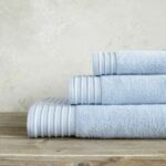 Πετσέτα 50x100 Feel Fresh - Soft Blue της Nima Home 100% Zero Twist Cotton, 500 gsm Προσώπου 50x100 - Image 3
