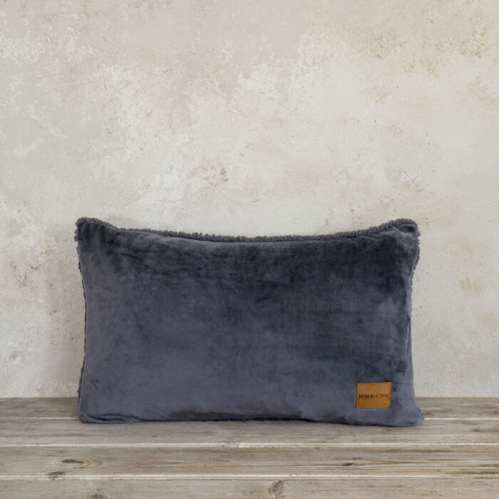 Διακοσμητικό Μαξιλάρι 30x50 - Nuan Dark Gray της Nima Home 100% Polyester Μαξιλάρι 30x50 - Image 3