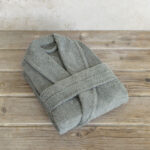 Μπουρνούζι Asana - Extra Large - Rock Green της Nima Home 100% Terry Cotton, 450 gsm Extra Large - Image 2