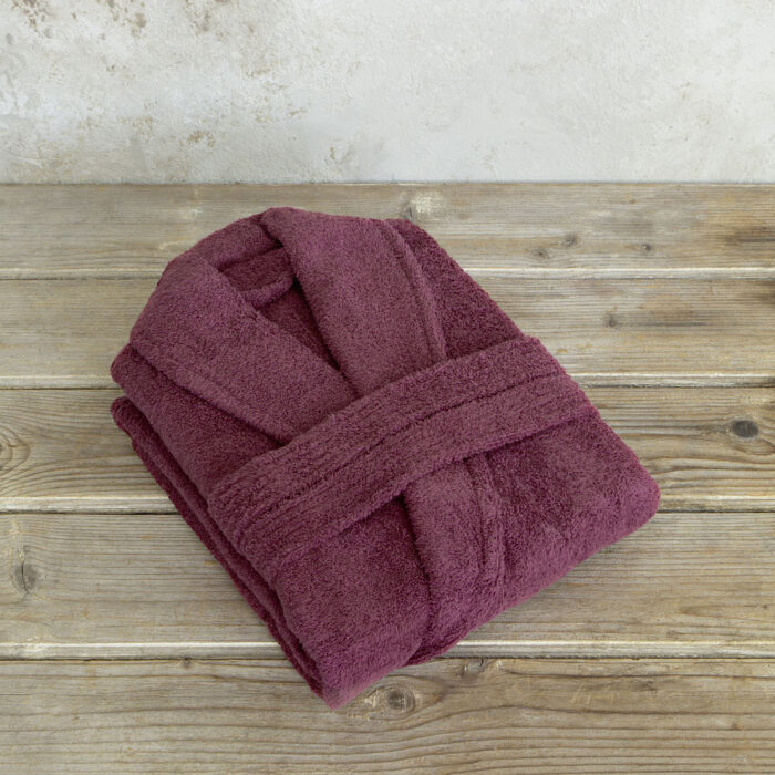 Μπουρνούζι Asana - Extra Large - Bordeaux της Nima Home 100% Terry Cotton, 450 gsm Extra Large - Image 2