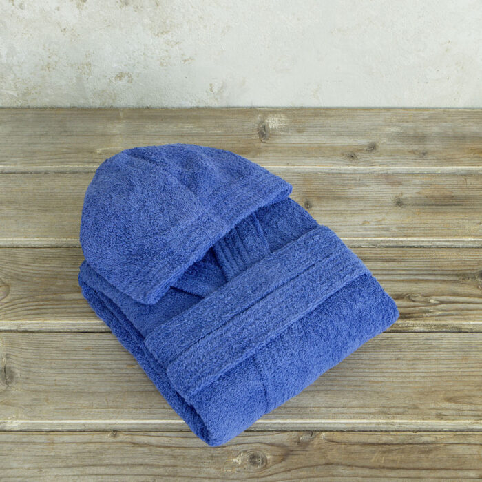 Μπουρνούζι Wizard - No 12 - Fun Blue της Nima Kids 100% Cotton Ηλικία 12 - Image 3