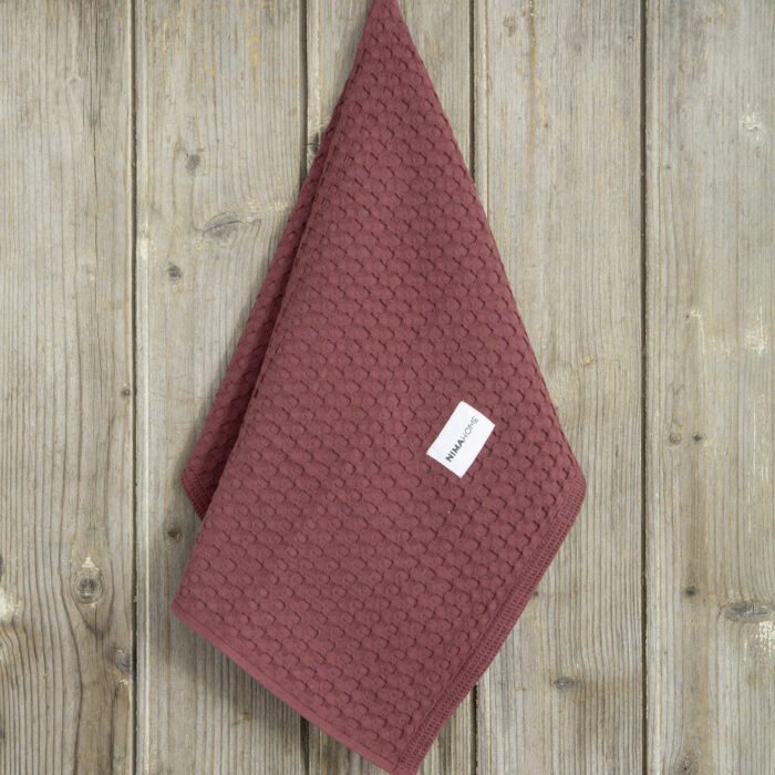 Πετσέτα Κουζίνας 50x70 - Arida Bordeaux της Nima Home 100% Cotton Πετσέτα 50x70 - Image 3