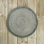 Σουπλά (Δ:38) - Carina Gray της Nima Home 90% Jute - 10% Cotton Στρογγυλό Σουπλά 38 εκατοστών - Image 3