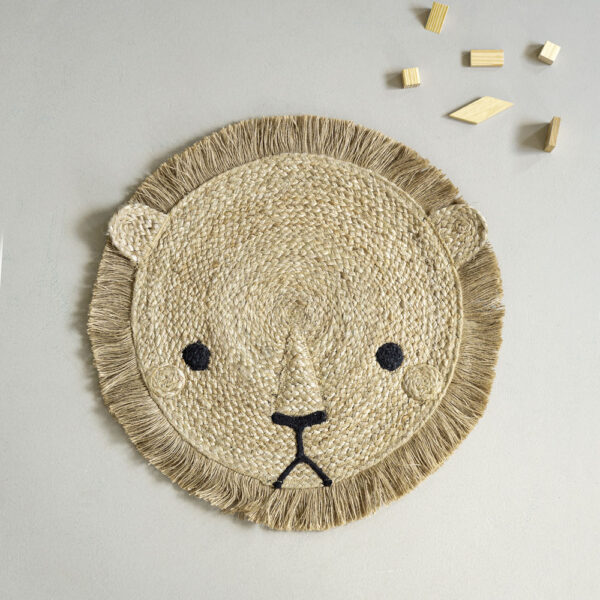Στρογγυλό Χαλί Δ60 - Lion King της Nima Kids 95% Jute - 5% Cotton Στρογγυλό Χαλί 60 εκατοστών - Image 2