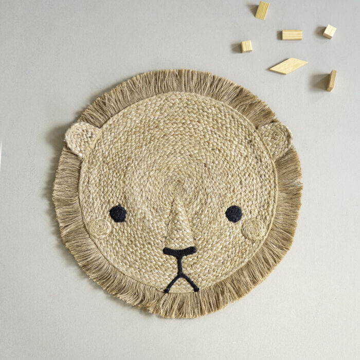 Στρογγυλό Χαλί Δ60 - Lion King της Nima Kids 95% Jute - 5% Cotton Στρογγυλό Χαλί 60 εκατοστών - Image 2