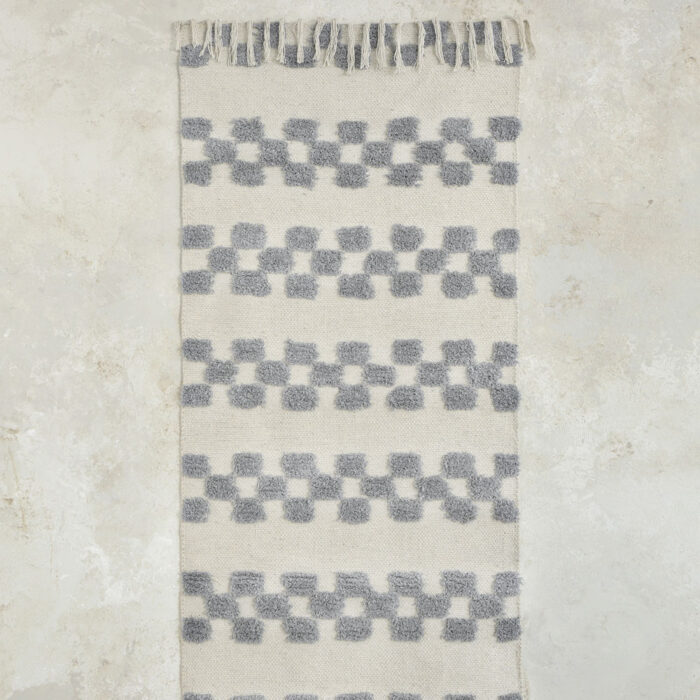 Χαλάκι 60x130 - Lark Gray της Nima Home 100% Cotton Χαλάκι 60x130 - Image 2