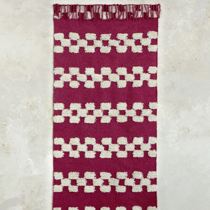 Χαλάκι 60x130 - Lark Red της Nima Home 100% Cotton Χαλάκι 60x130 - Image 2