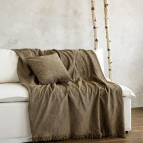 Ριχτάρι 180x240 - Matis Brown της Nima Home Chenille, 55% Acrylic - 20% Polyester - 25% Cotton Διθέσιος 180x240 - Image 2