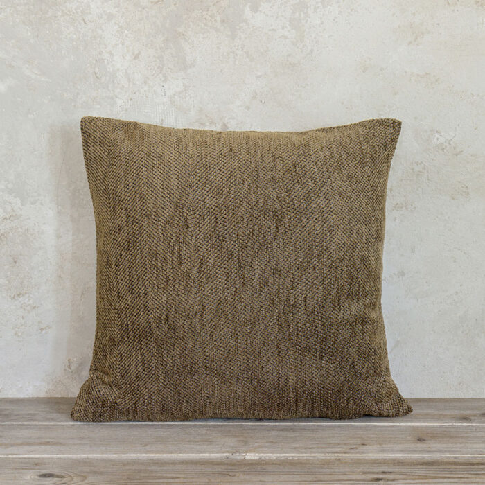 Διακοσμητικό Μαξιλάρι 45x45 - Matis Brown της Nima Home Chenille, 55% Acrylic - 20% Polyester - 25% Cotton Μαξιλάρι 45x45 - Image 3