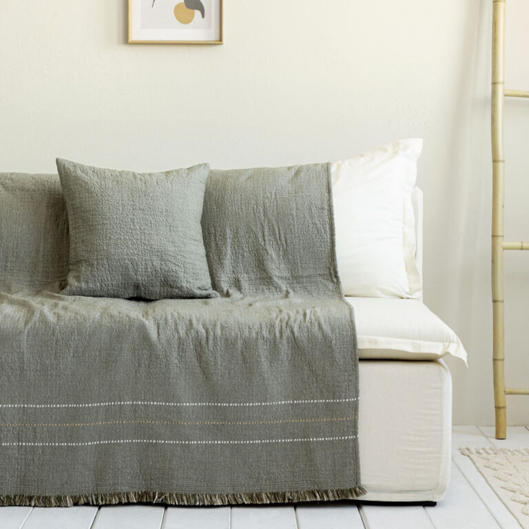 5206482137592 Ριχτάρι 180x350 - Azura Khaki της Nima Home 80% Cotton - 20% Polyester Τετραθέσιος 180x350 - Image 2