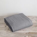 Κουβέρτα 220x240 Comfy - Medium Gray της Nima Home 100% Cotton Υπέρδιπλη 220x240 - Image 3