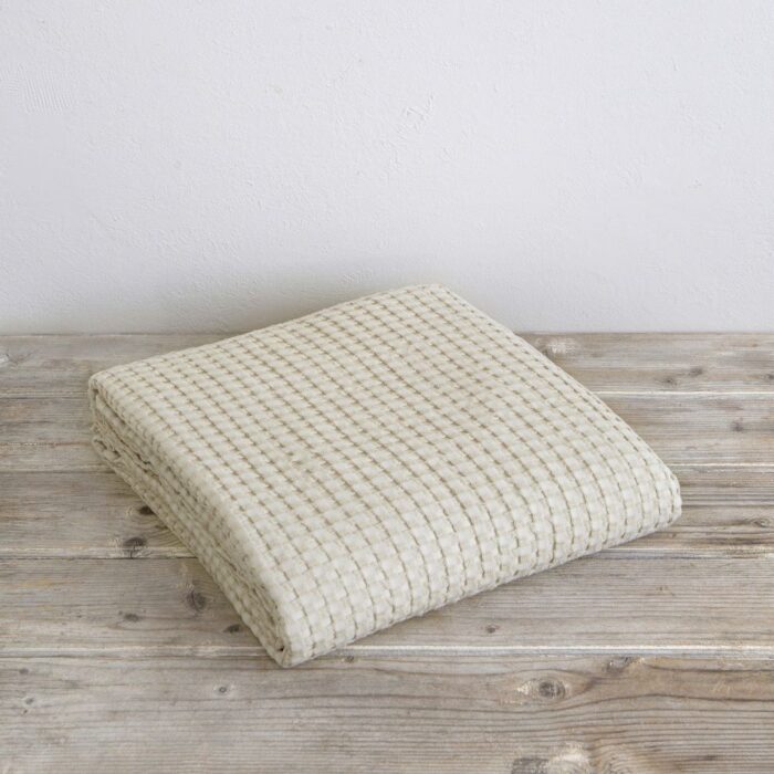 Κουβέρτα 220x240 Comfy - Light Beige της Nima Home 100% Cotton Υπέρδιπλη 220x240 - Image 3