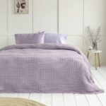 Κουβέρτα 220x240 Comfy - Warm Lilac της Nima Home 100% Cotton Υπέρδιπλη 220x240 - Image 3