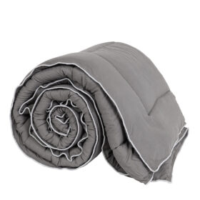 Πάπλωμα Υπέρδιπλο 220x240 Abalone - Dark Gray της Nima Home 100% Microfiber Υπέρδιπλo 220x240 - Image 2