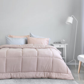 Πάπλωμα Μονό 160x240 Abalone - Powder Pink της Nima Home 100% Microfiber Μονό 160x240 - Image 2