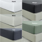 Σεντόνι Ημίδιπλο με Λάστιχο - Tender Black της Nima Home 100% Jersey Cotton Ημίδιπλο με Λάστιχο 120x200+40 - Image 2