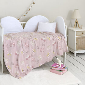 Κουβέρτα Κούνιας 110x150 - Papillon της Nima Bebe 100% Polyester Κούνιας 110x150 - Image 2