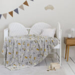 Κουβέρτα Κούνιας 110x150 - Dino Town της Nima Bebe 100% Polyester Κούνιας 110x150 - Image 2