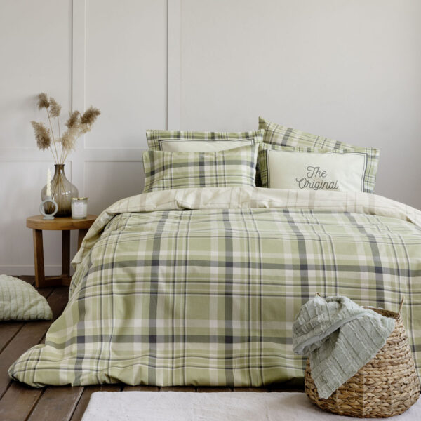 Σετ Σεντόνια Μονά - Original της Nima Home 100% Flannel Cotton Μονά (2 x 170x260 + 1 Μαξιλαροθήκη 50x70) - Image 2